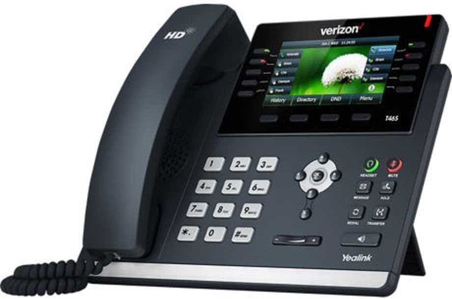 Verizon Yealink SIP-T46S T46S IP Desk Phone Bluetooth Ready (Open Box)