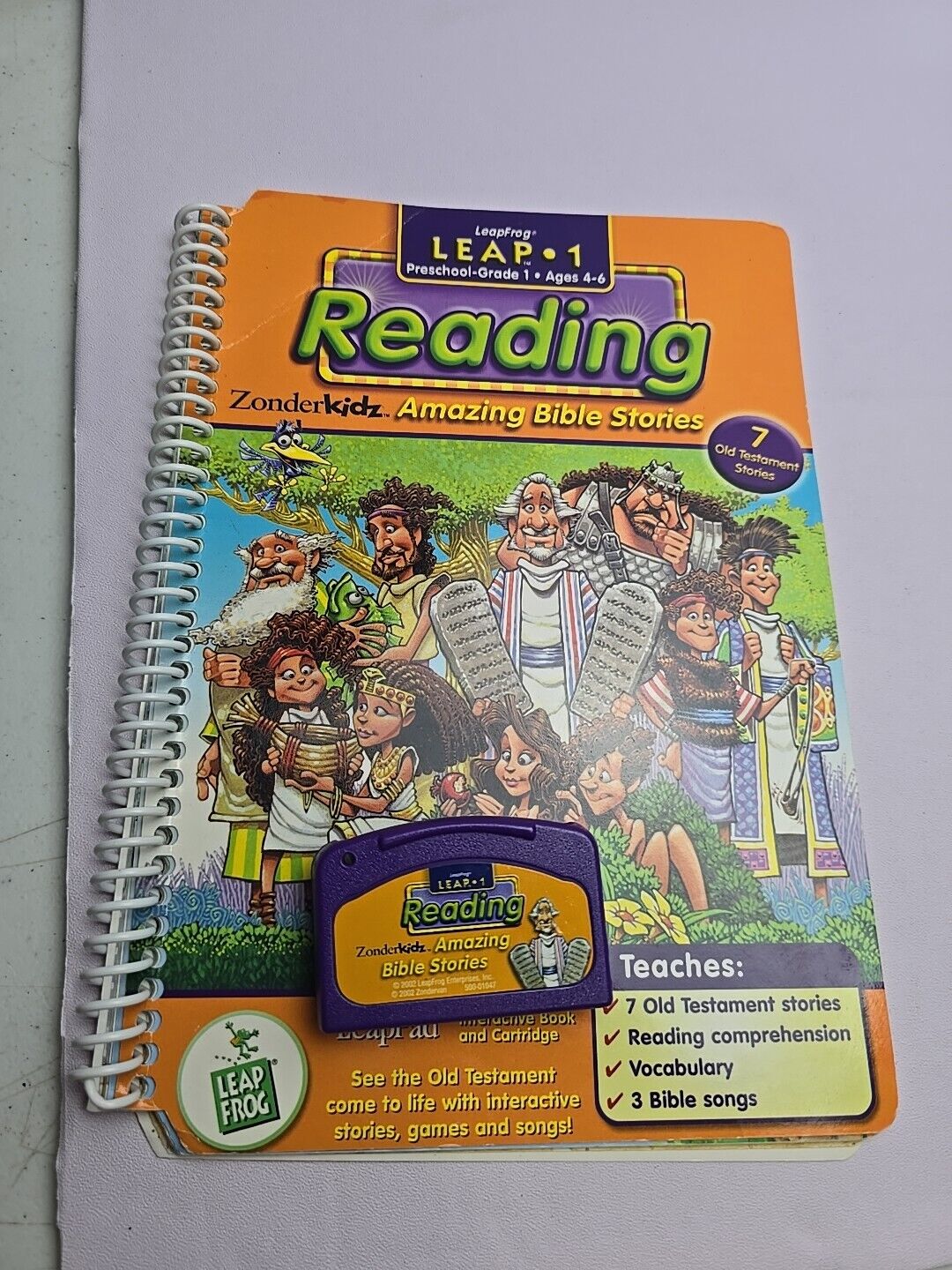 Leapfrog LeapPad Preschool - First Grade Amazing Bible Stories 4-6 LEAP PAD FROG