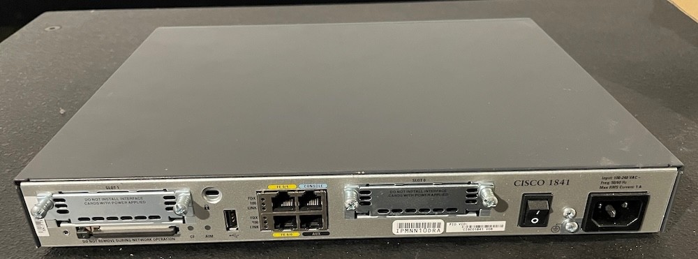 Cisco 1841 Integrated Services Router 1800 Series