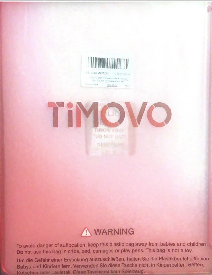 TIMOVO 3ZBT PC Case for Ipad Air 13 2024 Ipad Pro 13