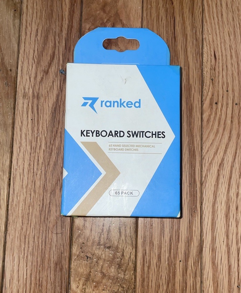 NEW Ranked Kailh Box Red Keyboard Switches 65 pack