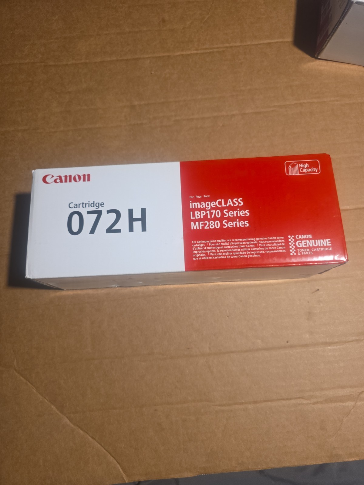 Genuine OEM Canon 072H Toner Cartridge Black - FAST SHIP