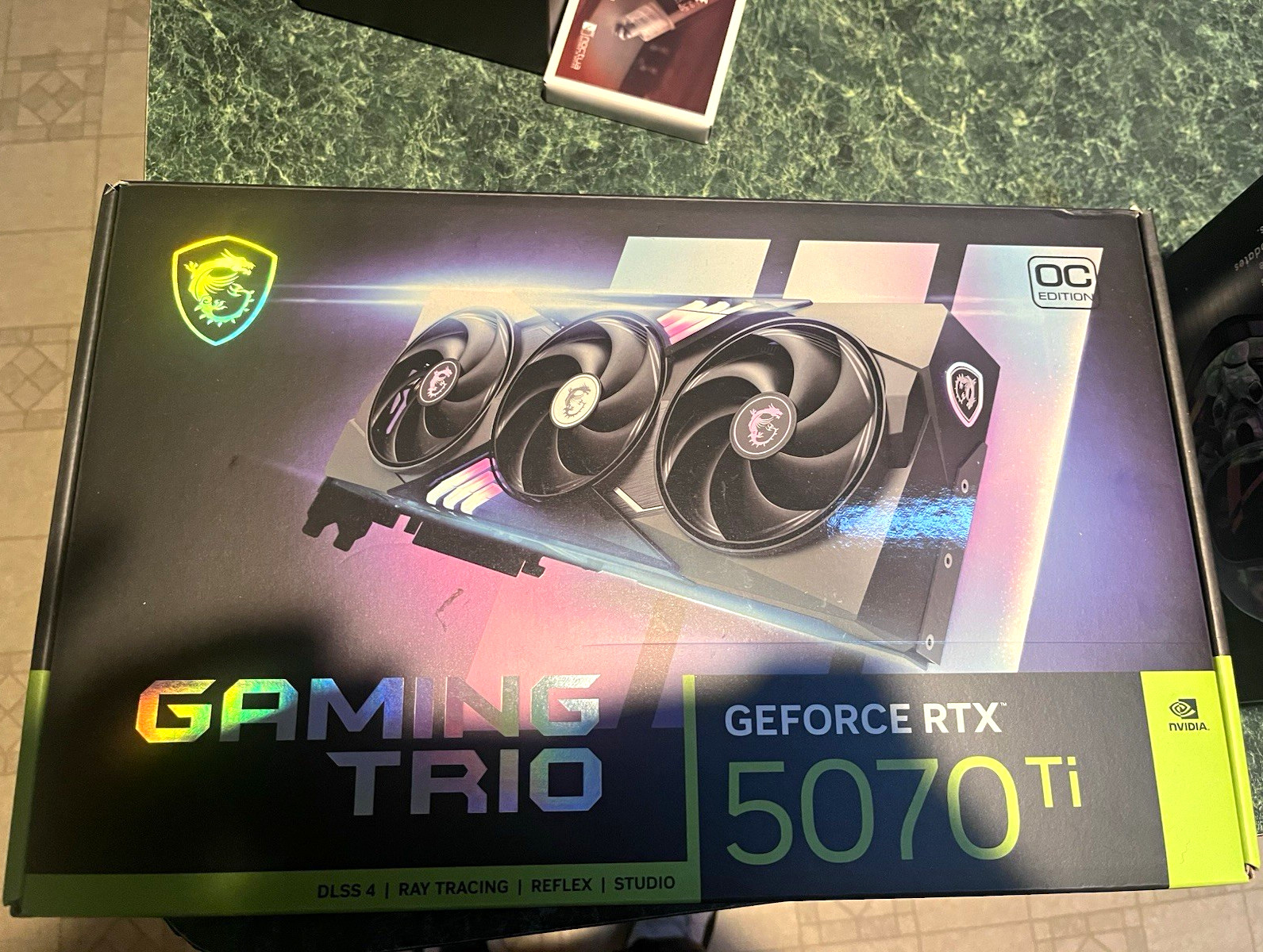 MSI GAMING TRIO GeForce RTX 5070 Ti OC 16GB GDDR7 DLSS 4 Ray Tracing