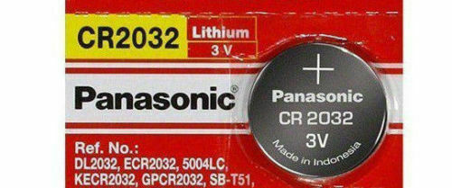 1 x SUPER FRESH Panasonic CR-2032 CR2032 Lithium Battery 3V Coin Cell Exp. 2030
