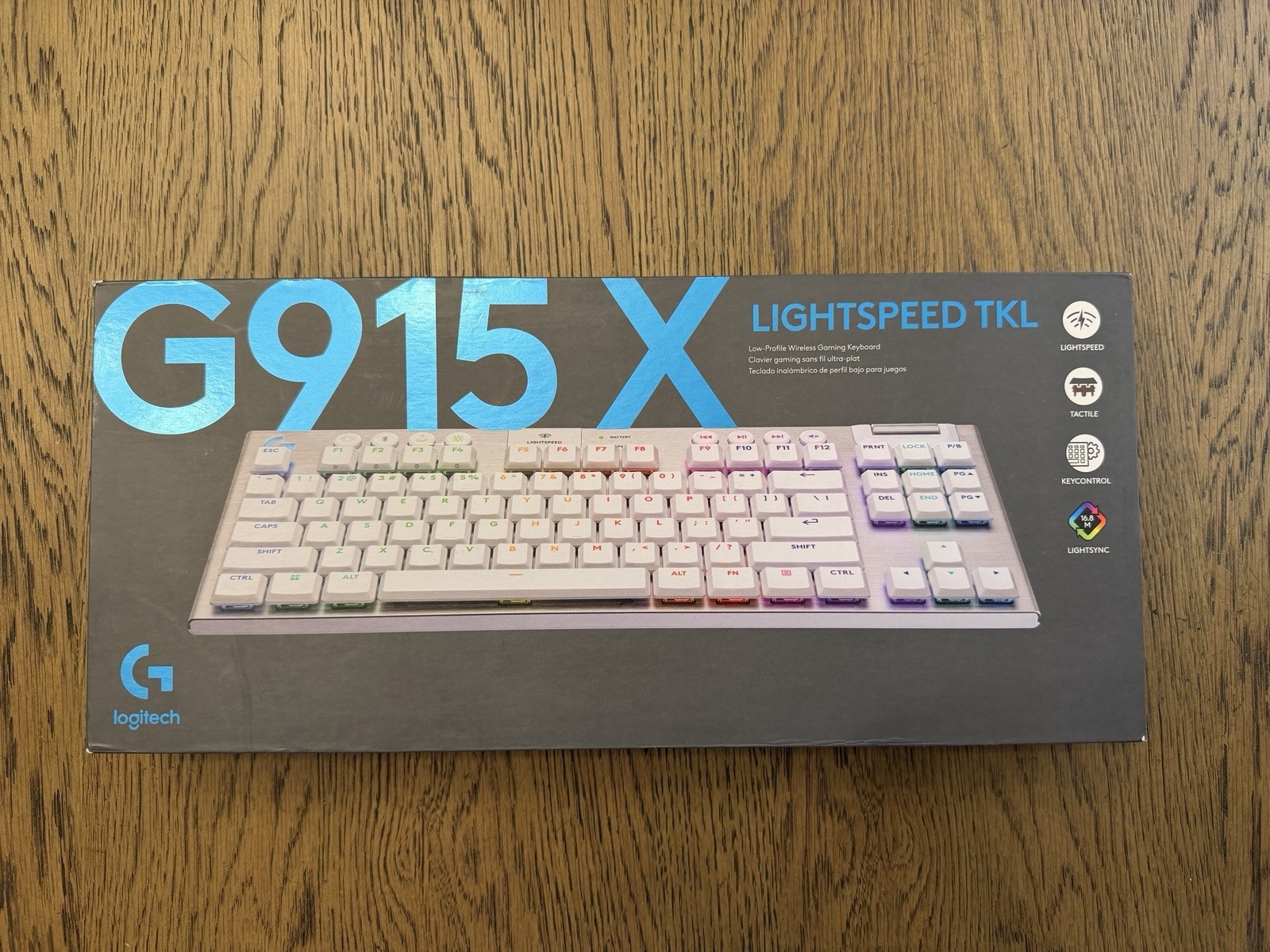 Logitech G915 X Lightspeed Wireless Gaming Keyboard No Original Cable G2U