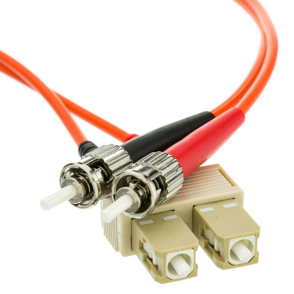 10 Meter SC ST Duplex 50/125 Multimode Fiber Cables