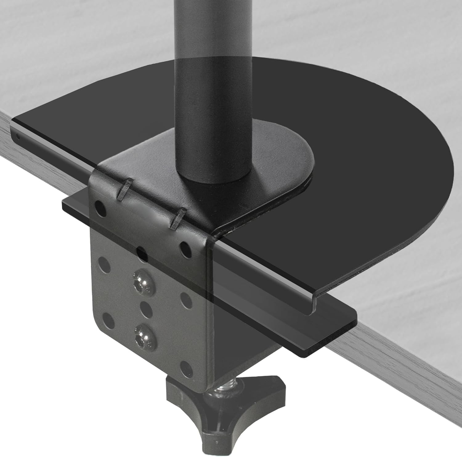 Black Steel Reinforcement Bracket Mount Plate, STAND-AC01R