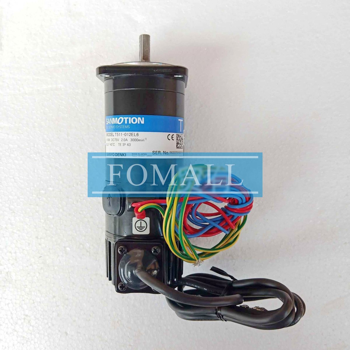 1Pc New DC servo motor T511-012EL6 T511012EL6 110W DC75V 2.0A 3000min