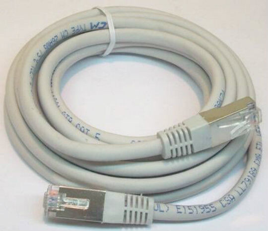 (Lot Of 6) 7 Ft. CAT 5 INTERNET ETHERNET PHONE PATCH CORD EXTENSION CABLE