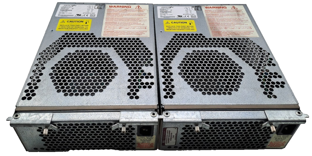 2X FOR HP 340W Power Supply A6250-69001 5065-5262 0950-4038 Artesyn 7000254-0000