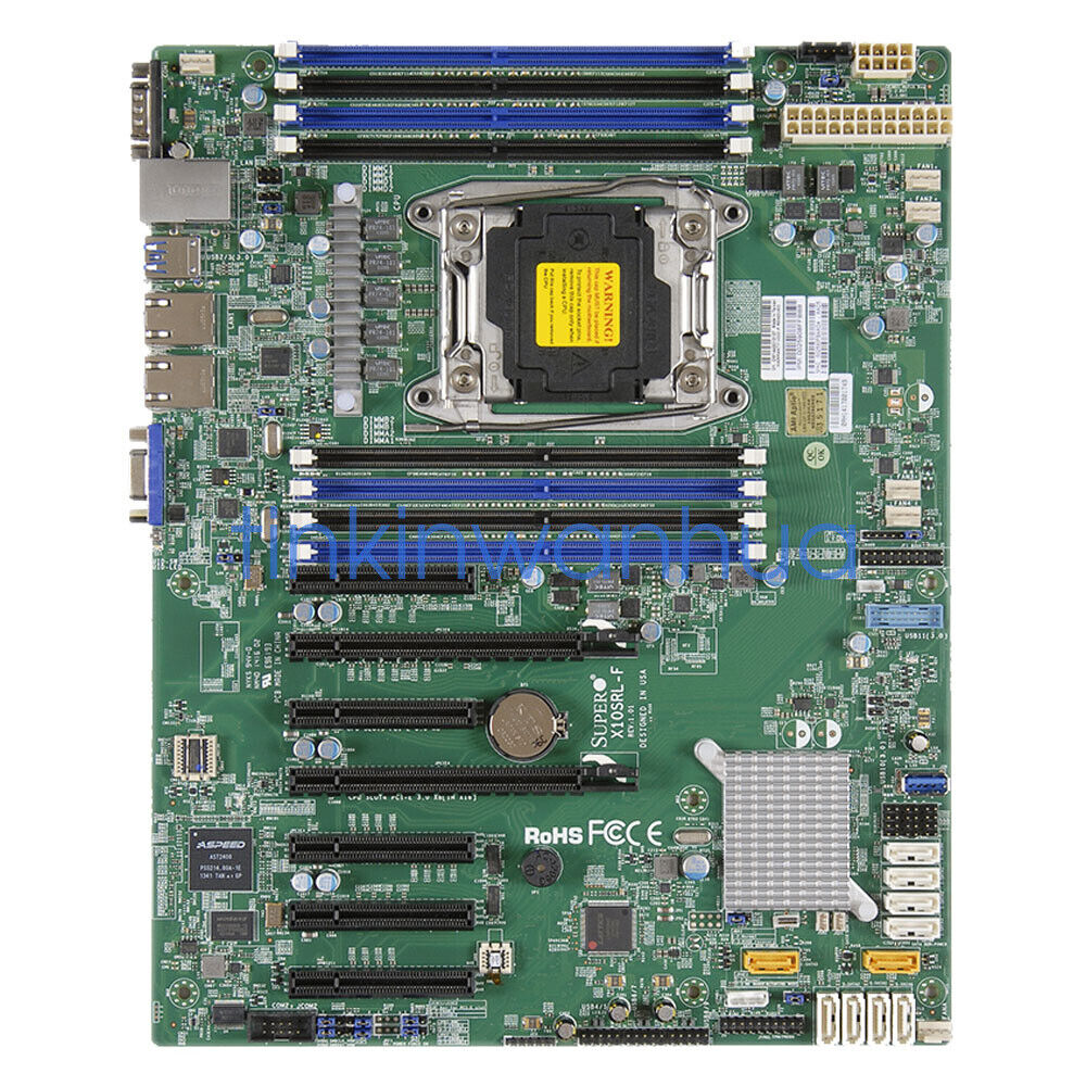 For Supermicro X10SRL-F Intel C612 Chipset Single Socket R3 Server Motherboard