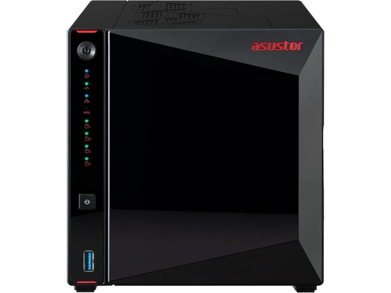 Nimbustor 4 Gen2  AS5404T 4 Bay NAS, Quad-Core 2.0GHz CPU, Dual 2.5GbE Asustor
