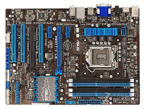 For ASUS P8H77-V LE Motherboard H77 LGA1155 DDR3 32G VGA+DVI+HDMI ATX Tested ok