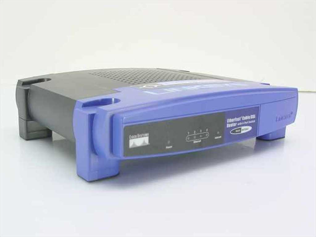 Linksys BEFSR41 V3 EtherFast Cable/DSL Router 4-Port Switch No AC Adapter