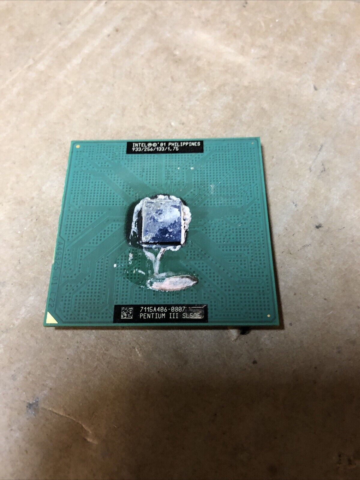 Intel Pentium III 1GHz 1000MHz SL5QF SMP CPU