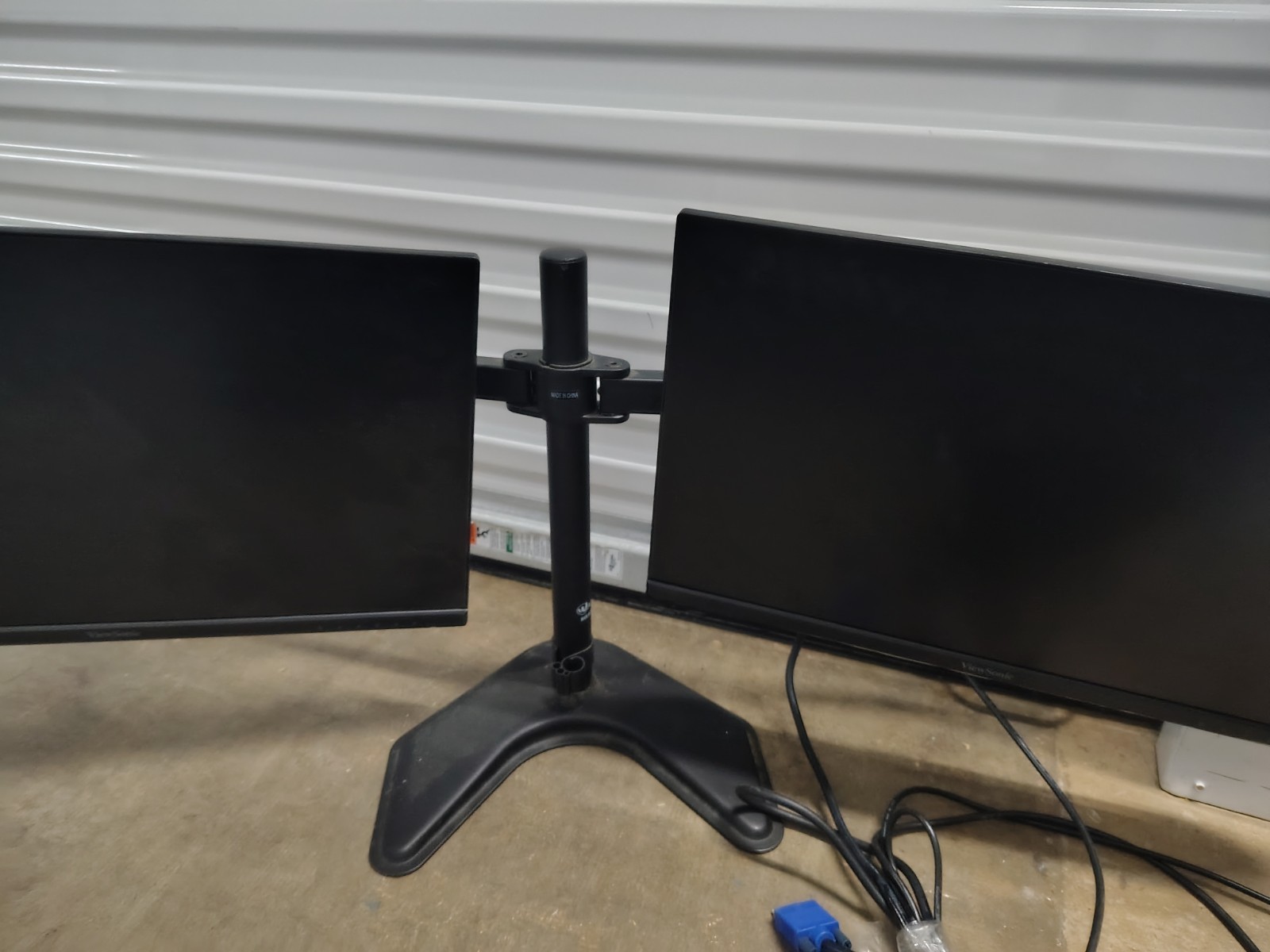 ViewSonic VA2456-MHD 24" Frameless IPS 1080p Monitor (Two Monitors w/ Mount