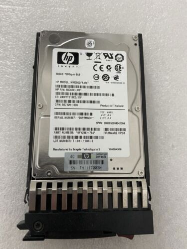 FOR HP 500GB 507610-B21 508009-001 7.2K SAS 6Gbps 2.5" SFF G6 G7 HDD Hard Drive