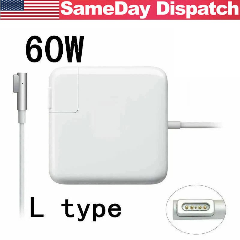 60W L-TIP AC Adapter Charger For Apple Macbook Pro 13”2009-2012 A1278 A1344