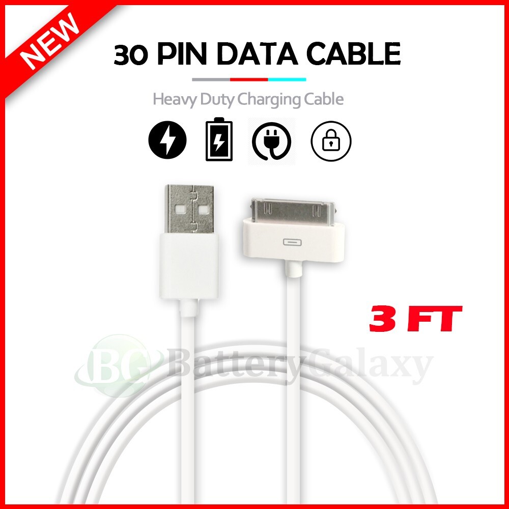 New USB Charger Cable for iPad Tab Tablet 1 2 3 1st 2nd 3rd Generation