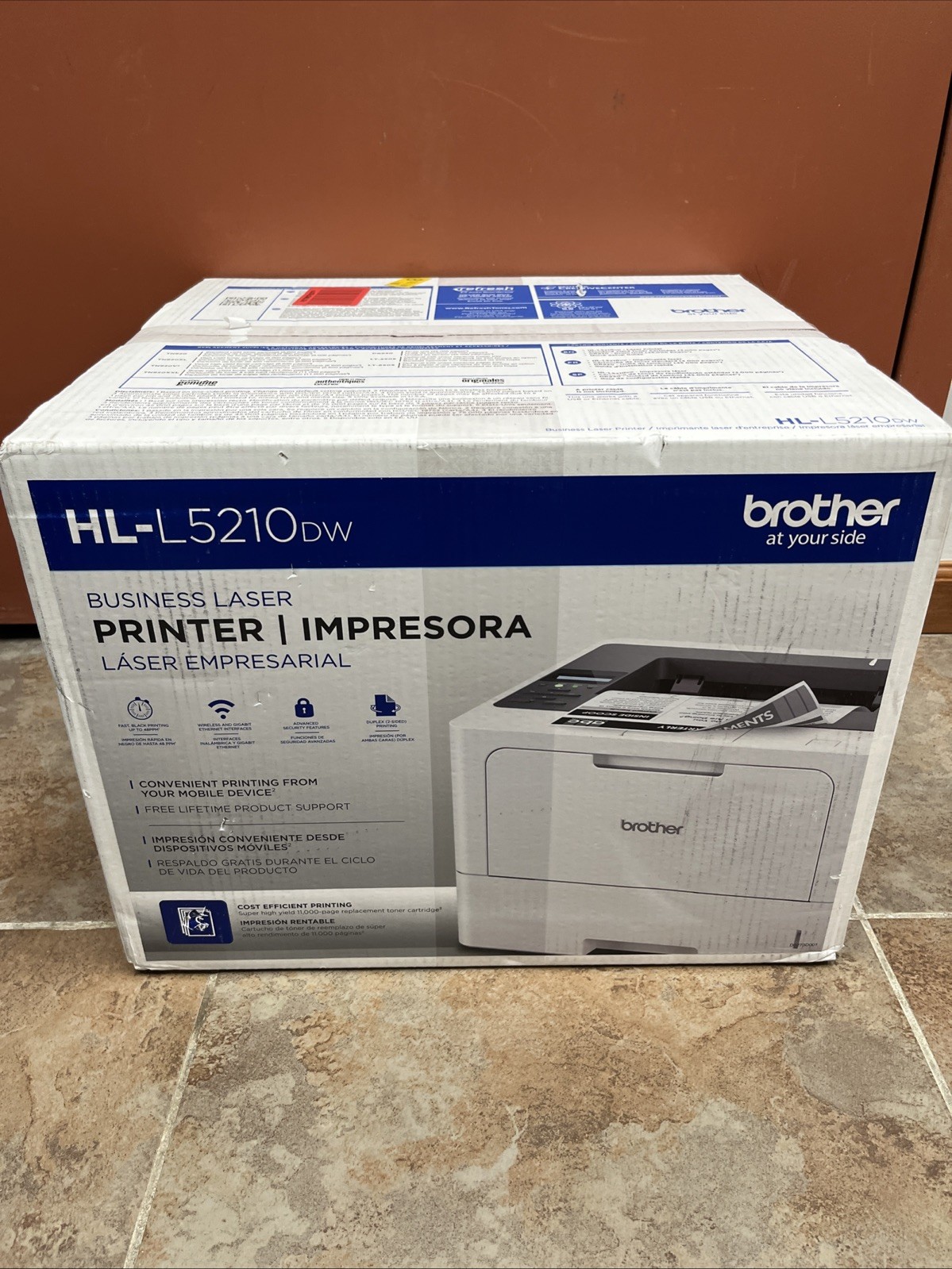 Brother HL-L5210DW Wireless Business Monochrome Laser Printer - Duplex Printing