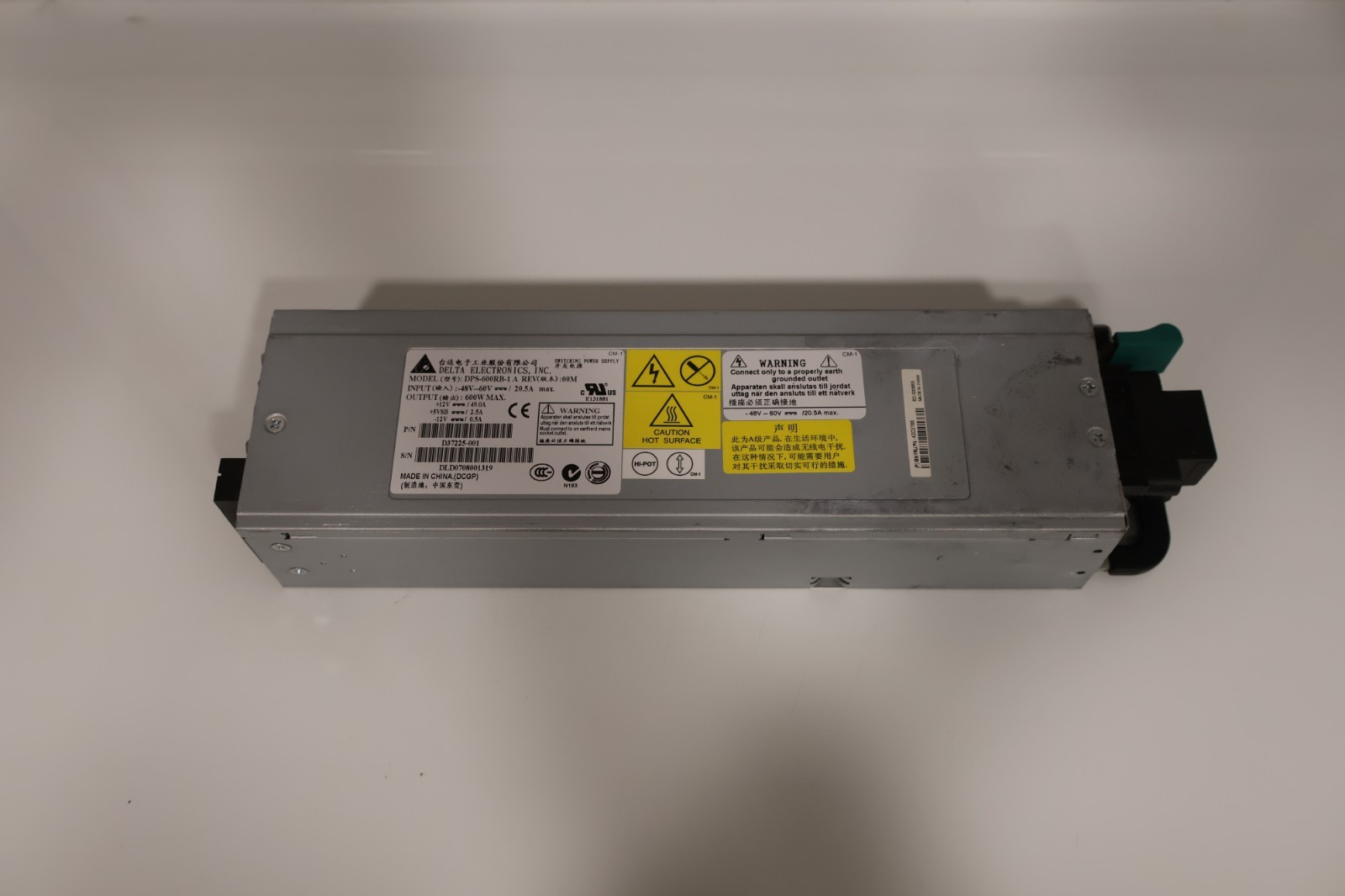 Delta Electronics Power Supply DPS-600RB-1 A Server 600W