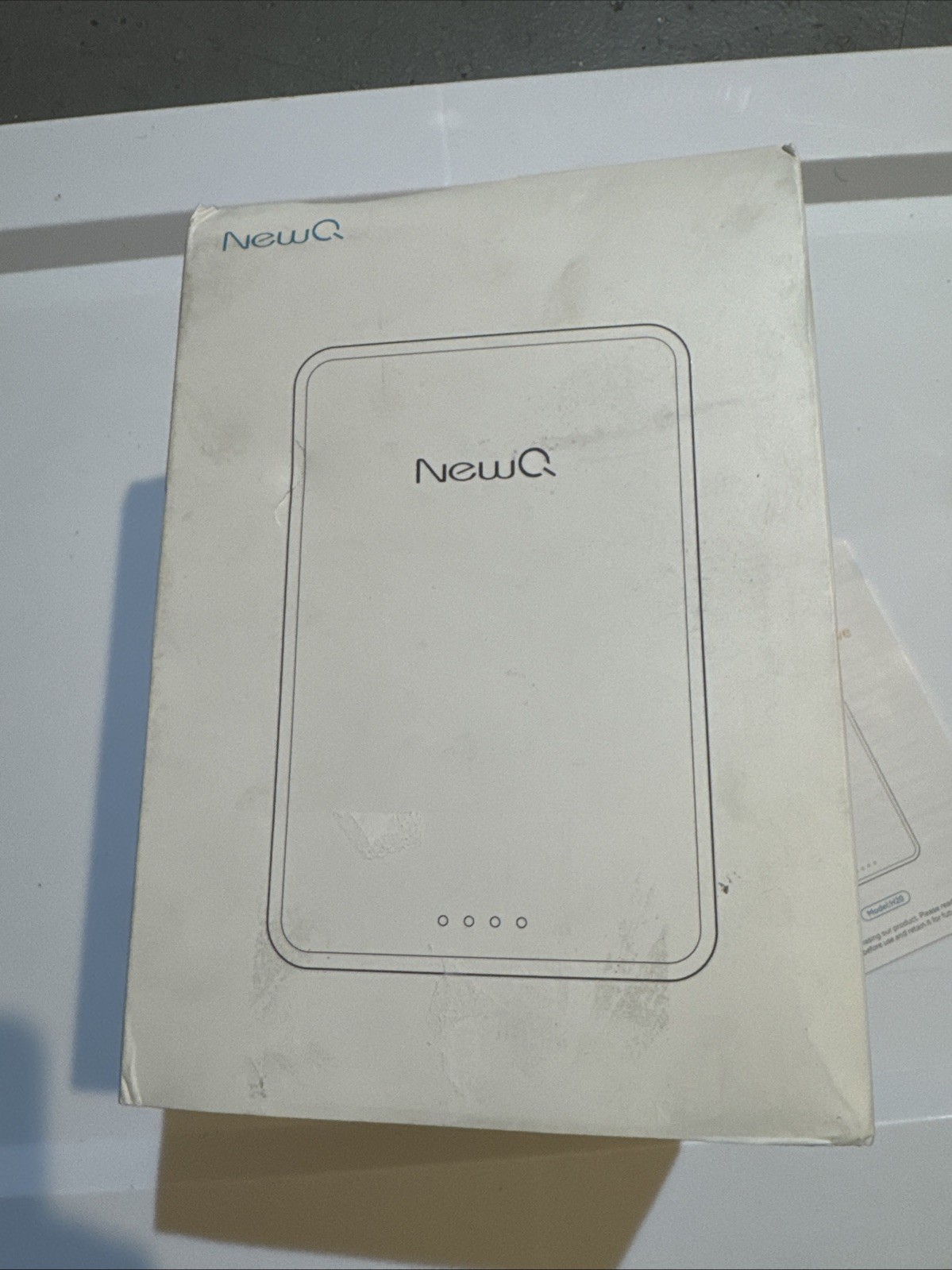 NewQ H20 2TB USB External Drive Phone Backup Hard Drive White