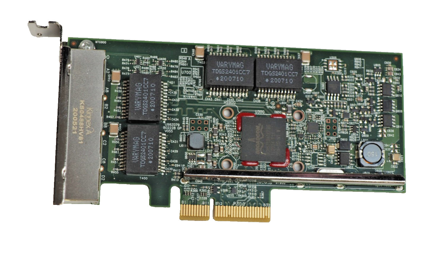 Dell YGCV4 Broadcom BCM9571 Quad Port 1GB Network Adapter Low