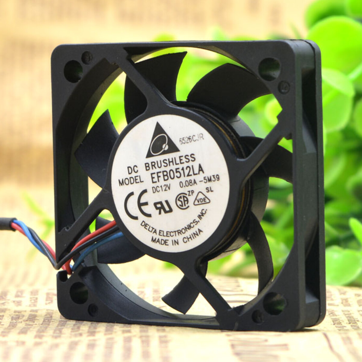 DELTA 5cm 5010 EFB0512LA 12V 0.08A Chassis Cooling Industrial Fan Small Quiet