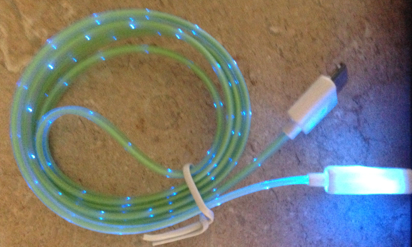 HOT LED light-up USB charger data sync cable FOR apple iphone 4s 3 ipod nano 6 5