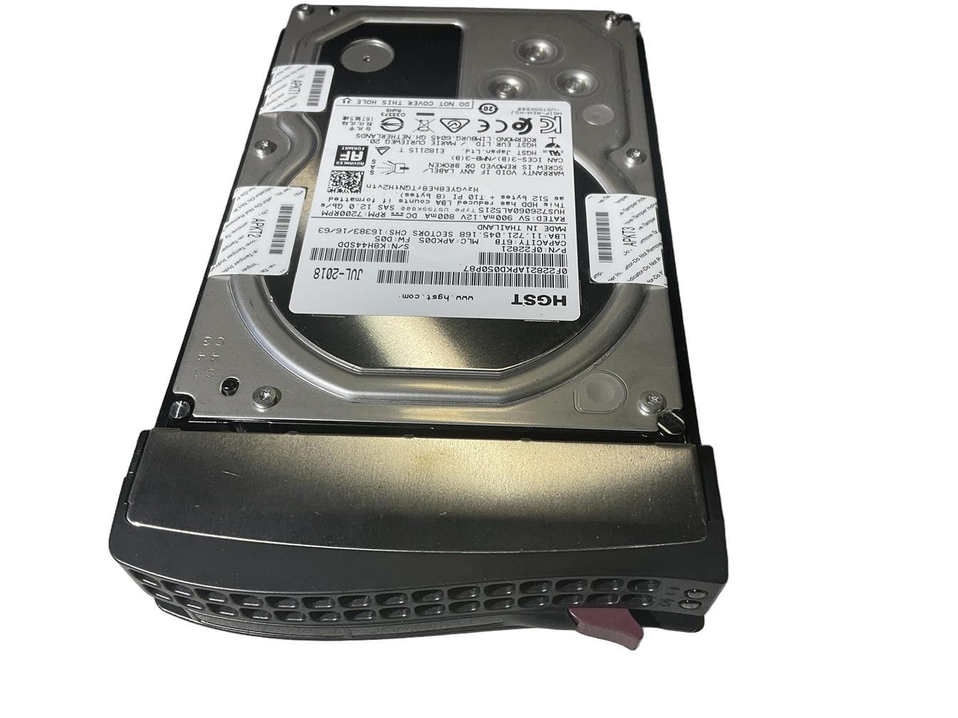 0F22821 HGST HUS726060AL5215 NEW 6TB 7.2K 12G 3.5" SAS HD W/ SUPERMICRO TRAY