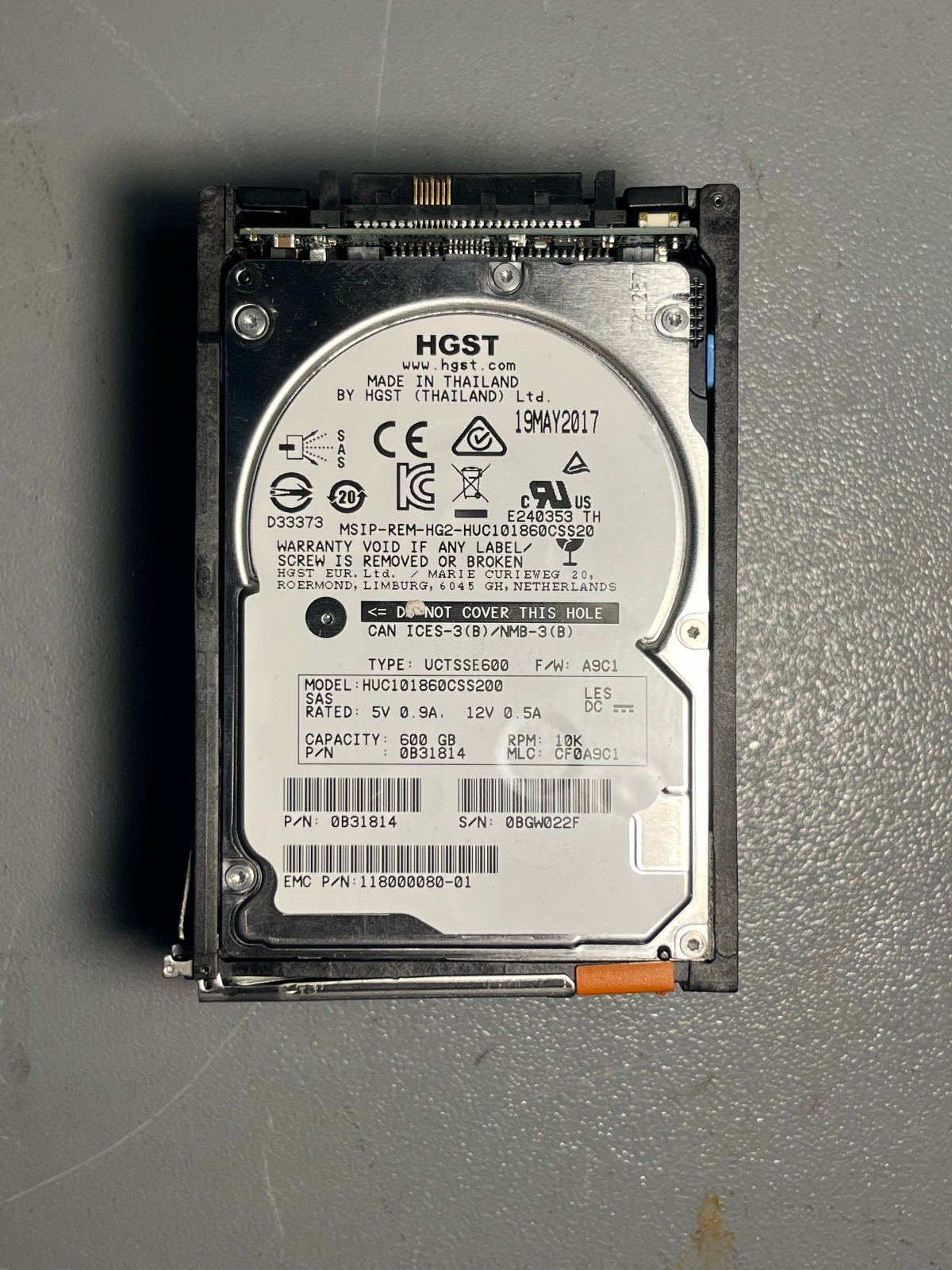 HGST Ultrastar HUC101860CSS200 600GB 10K SAS 2.5″ HDD Enterprise Drives