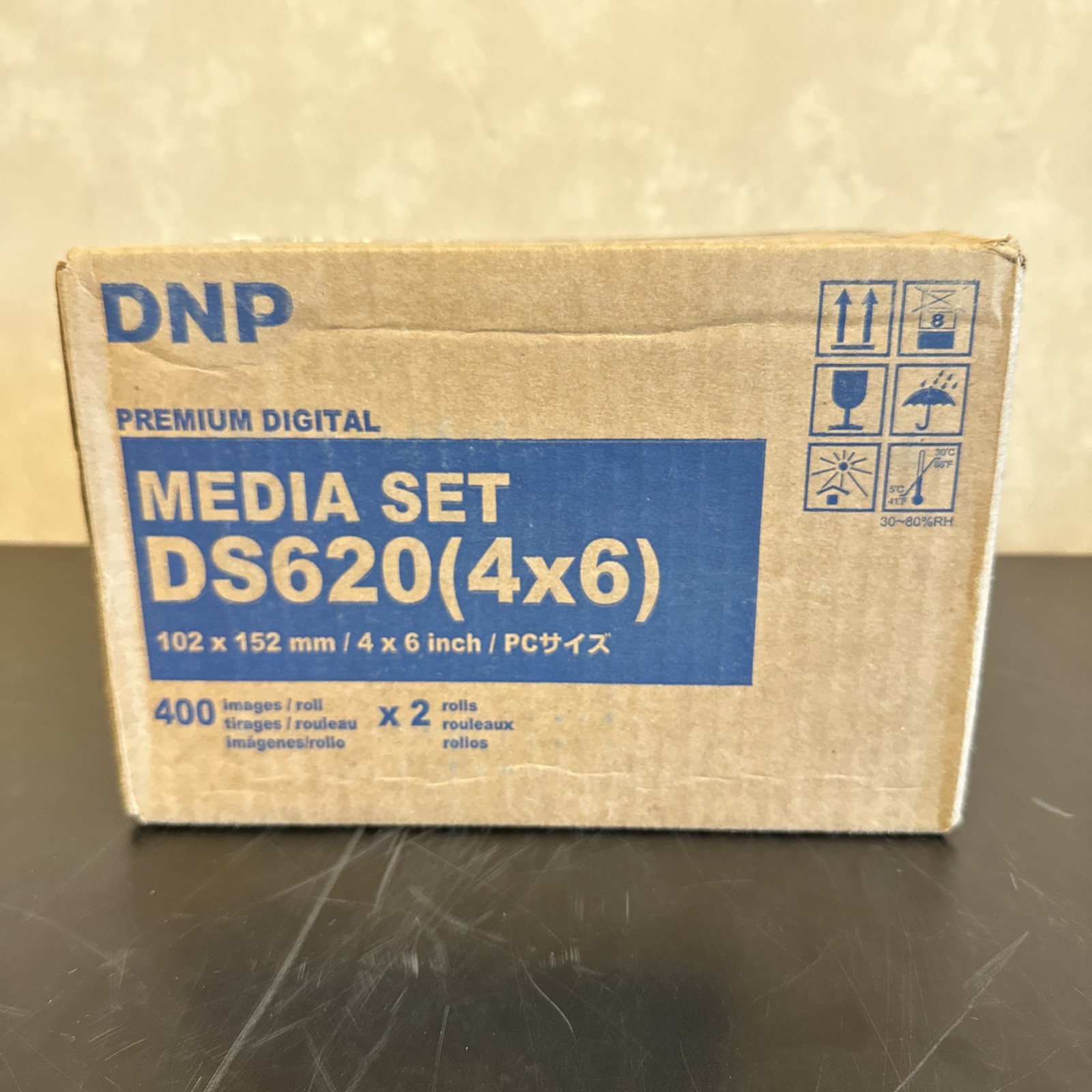 DNP DS620 4x6 4x6 Roll Media set - Paper & Ribbon Kit Total prints 800 - NEW