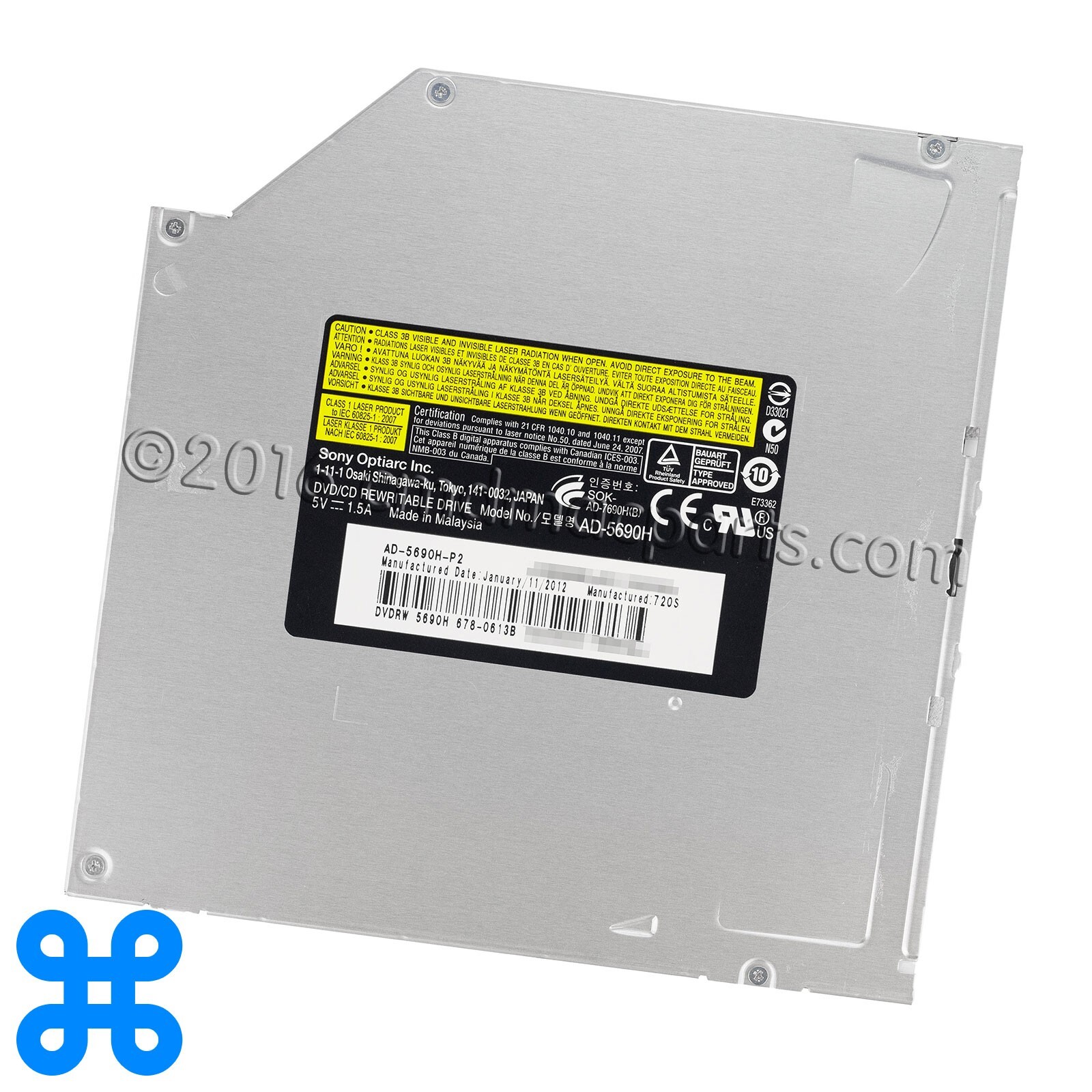 AD-5690H DVDRW SUPERDRIVE - iMac 20" A1224, 24" A1225 ,21.5" A1311, 27" A1312