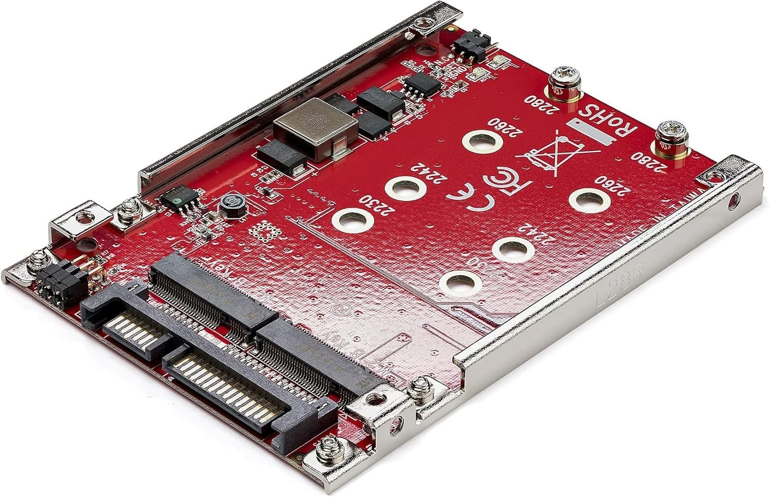 StarTech M.2 SATA to 2.5in SATA RAID Adapter, Dual Slot, TRIM S322M225R