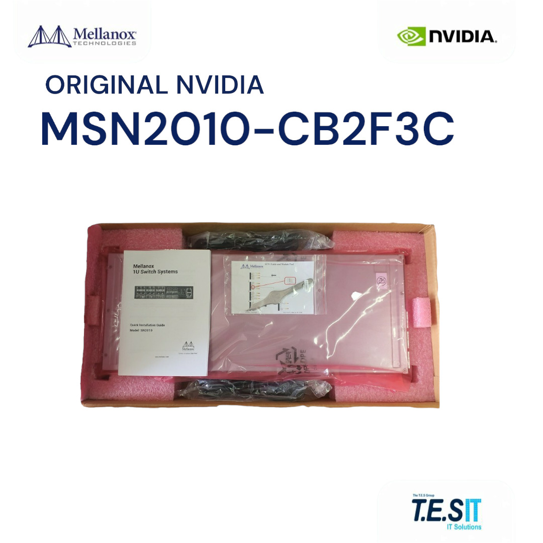 NVIDIA Mellanox® MSN2010-CB2F3C Spectrum-based 25GbE/100GbE 1U Open Ethernet