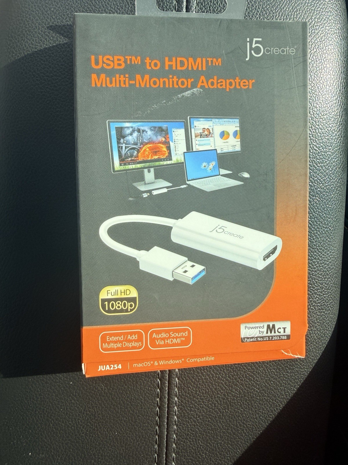 New j5Create USB to HDMI Multi-Monitor Adapter JUA254 Mac & Windows Compatible