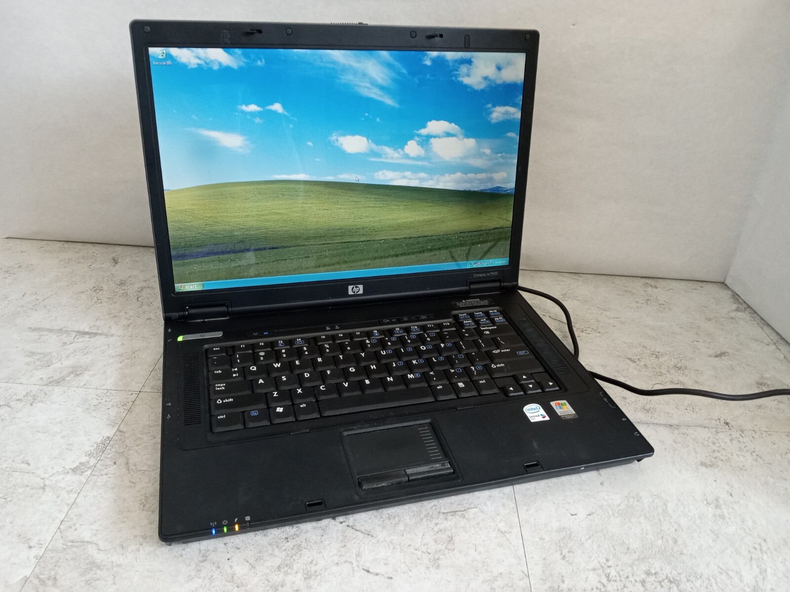HP Compaq nx7400 15.4" Laptop Intel C2D 1.67GHz 2GB RAM 80GB HDD Win XP READ -RR