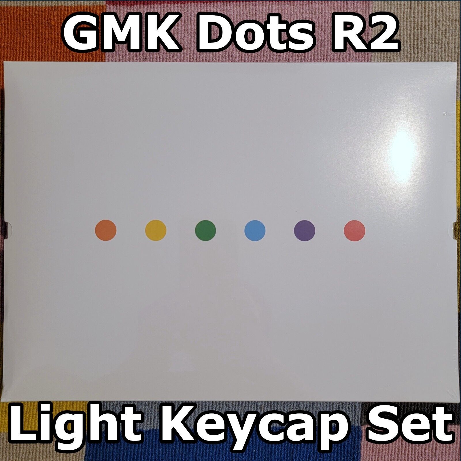 GMK Dots R2 - SEALED LIGHT BASE SET - Double Shot ABS Keycaps For Keyboards