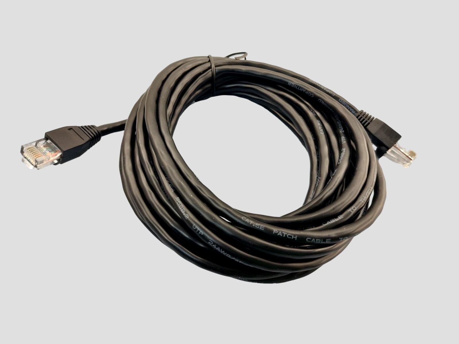 New NCR/Radiant 497-0483258 15' Cat 5e Patch Cable Black