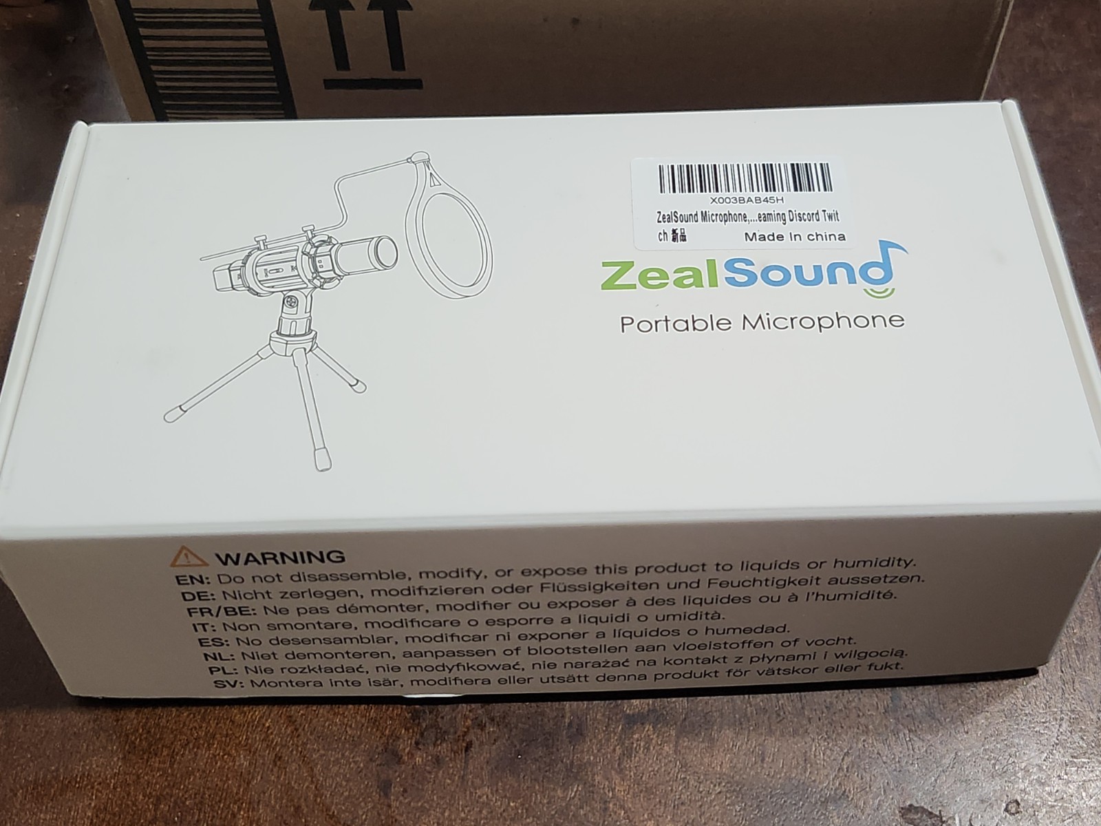 ZealSound Studio Recording Microphone New Podcast Streaming USB