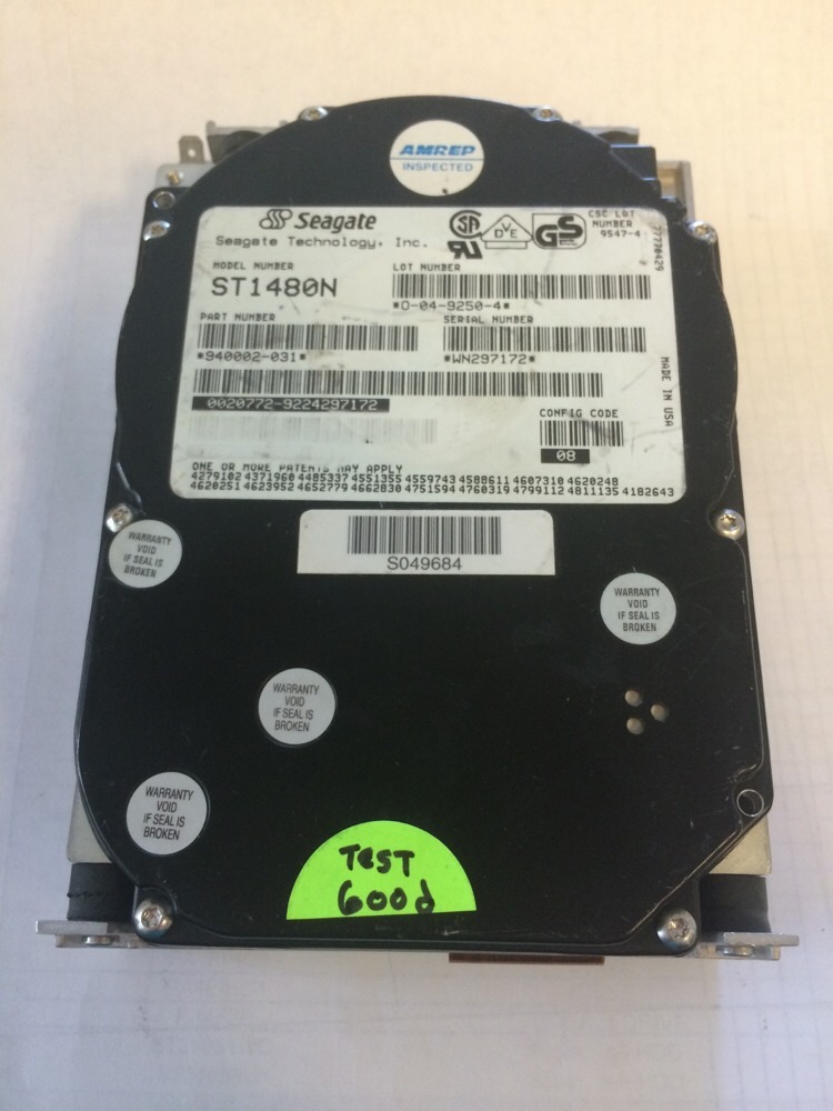 Seagate ST1480N 420 MB 50 Pin 3.5"  SCSI Hard Drive