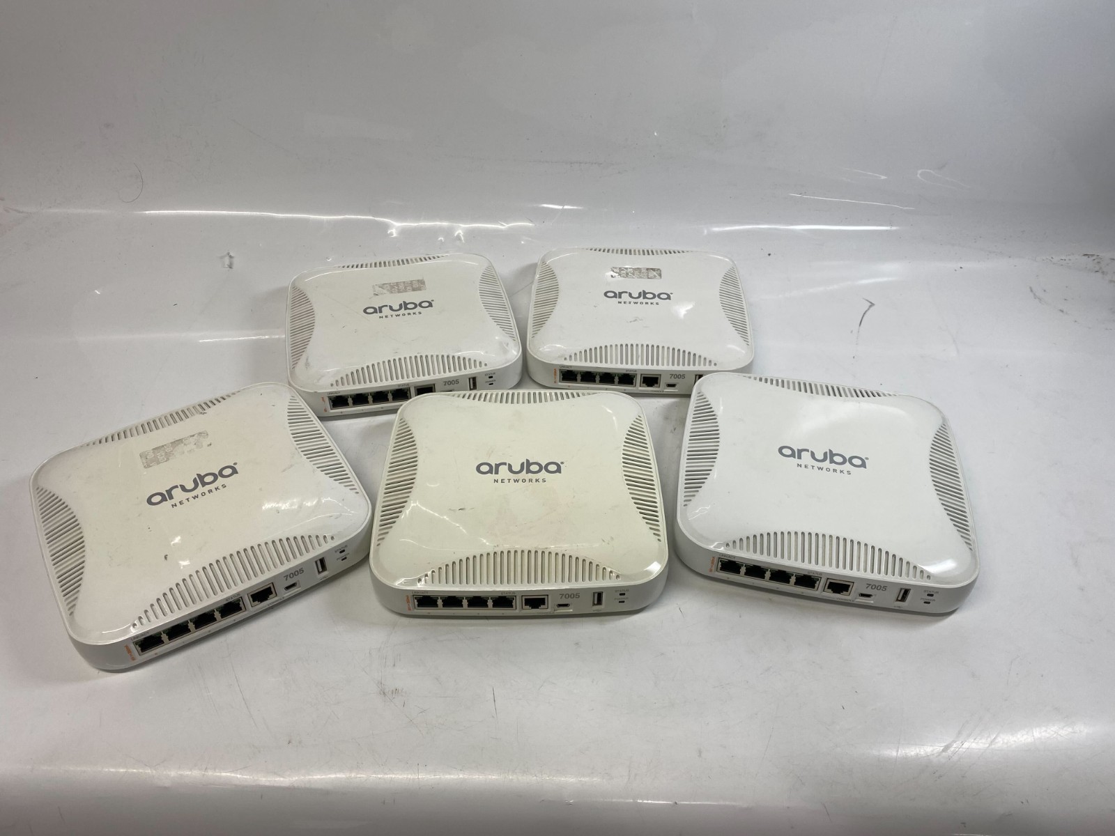 Lot of 5 Aruba 7005-US 16 AP Branch Controller Model ARCN0104 Parts
