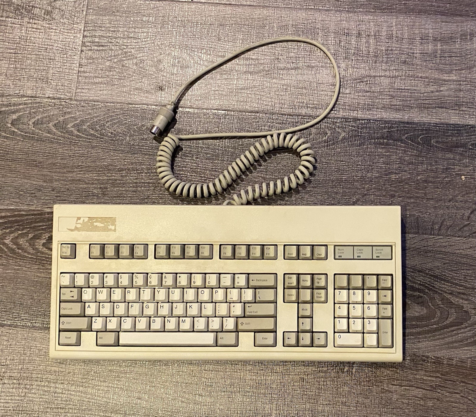 Vintage Kaypro Eeco ME 101 AT XT Mechanical Computer Keyboard Works