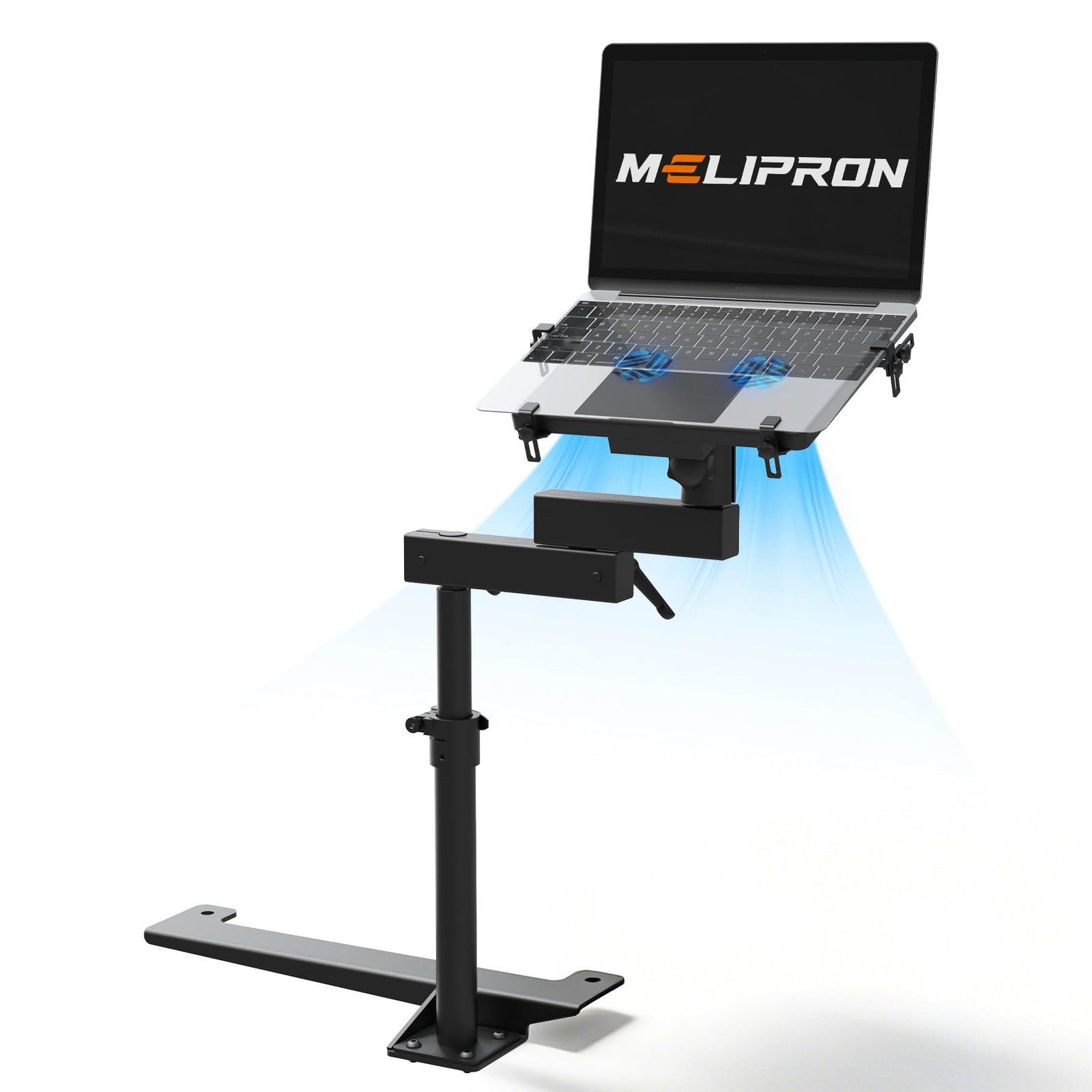 MELIPRON No-Drill Truck Laptop Mount Fit for 19-26 Chevy Silverado, Sierra