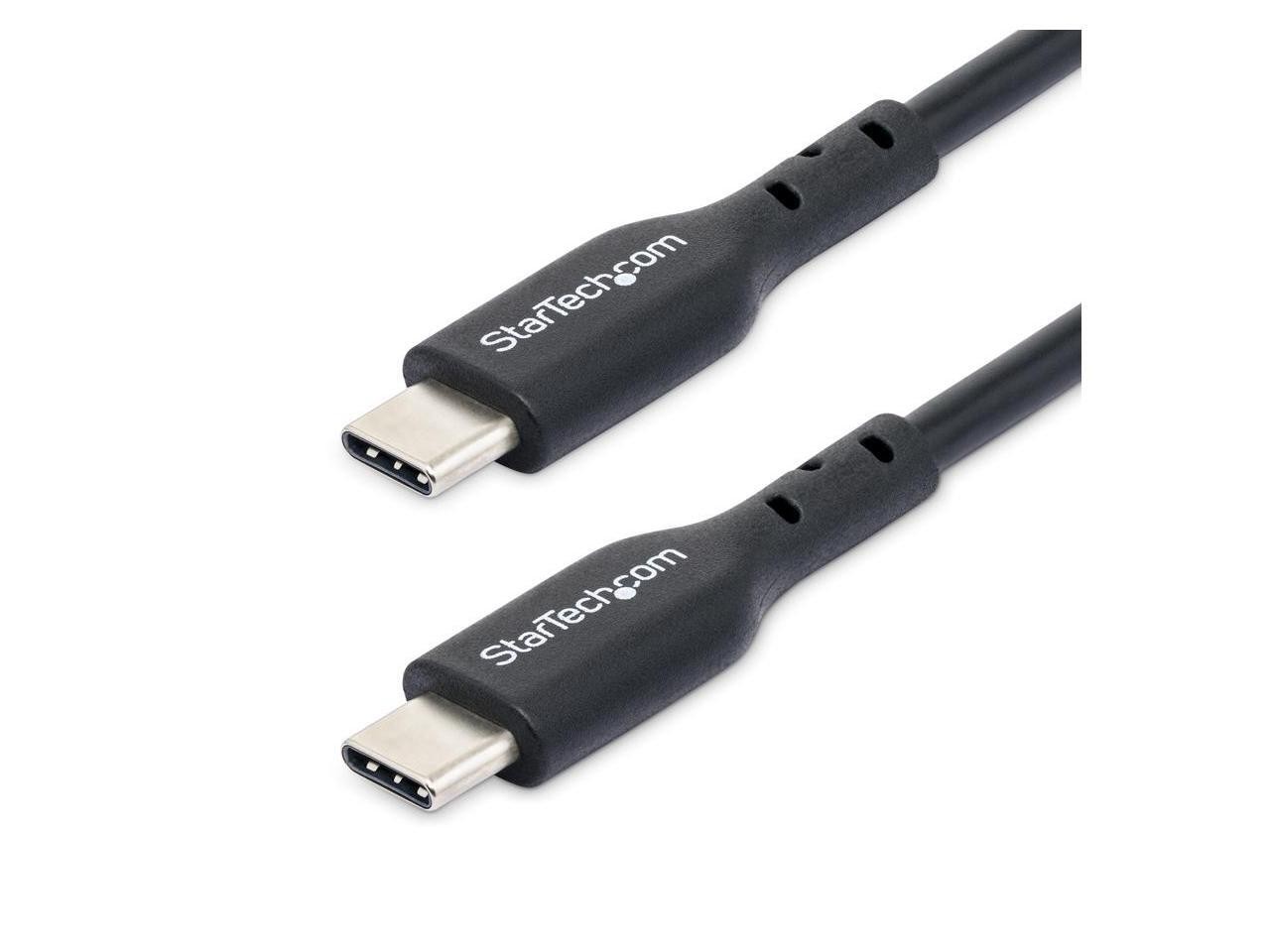 StarTech 10ft (3m) USB-C Charging Cable, USB C Cable, USB 2.0 Type-C Laptop Char