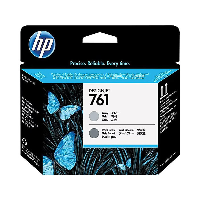 HP 761 Gray / Dark Gray Printhead CH647A DESIGNJET T7100