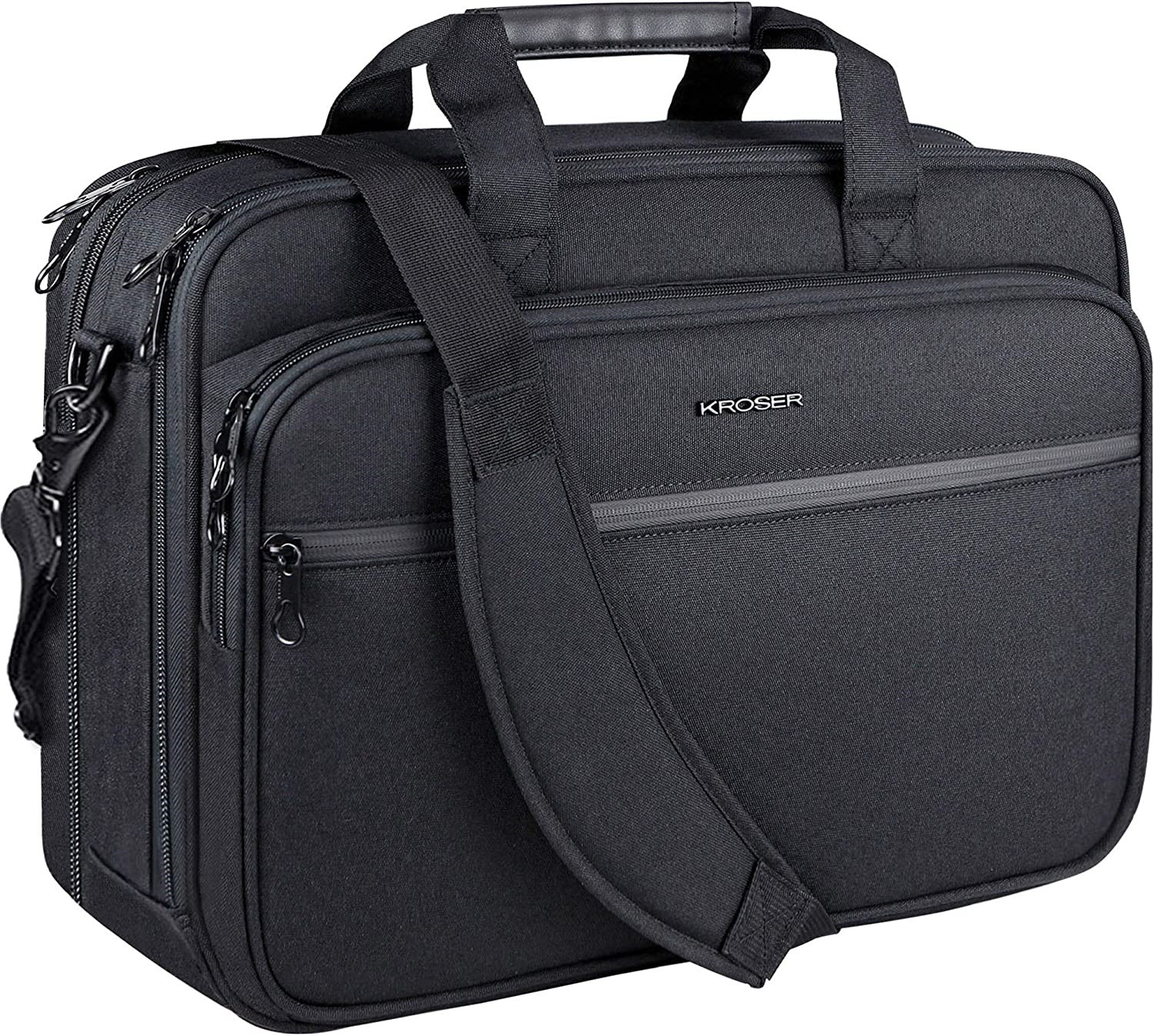 KROSER Laptop Bag Premium Laptop Briefcase Fits Up to 17.3 Inch Laptop Bag