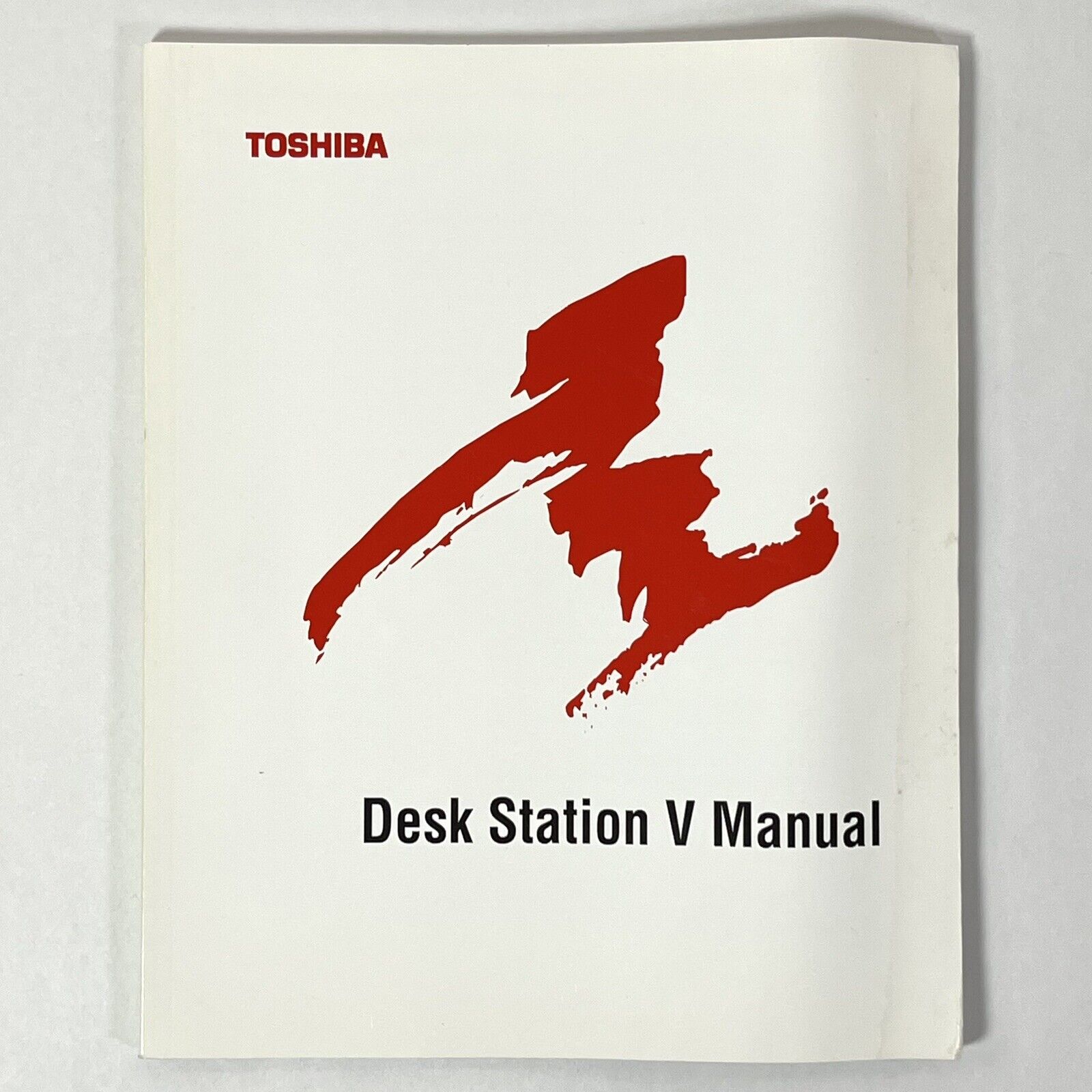 Vintage Toshiba Desk Station V computer USER'S MANUAL instructions guide 1995