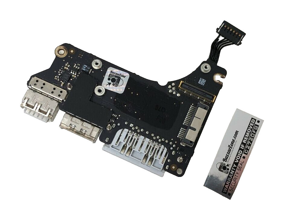 A1425 RIGHT I/O BOARD USB HDMI SDXC 13" MacBook Pro MPN 661-7012 PPN 820-3199-A