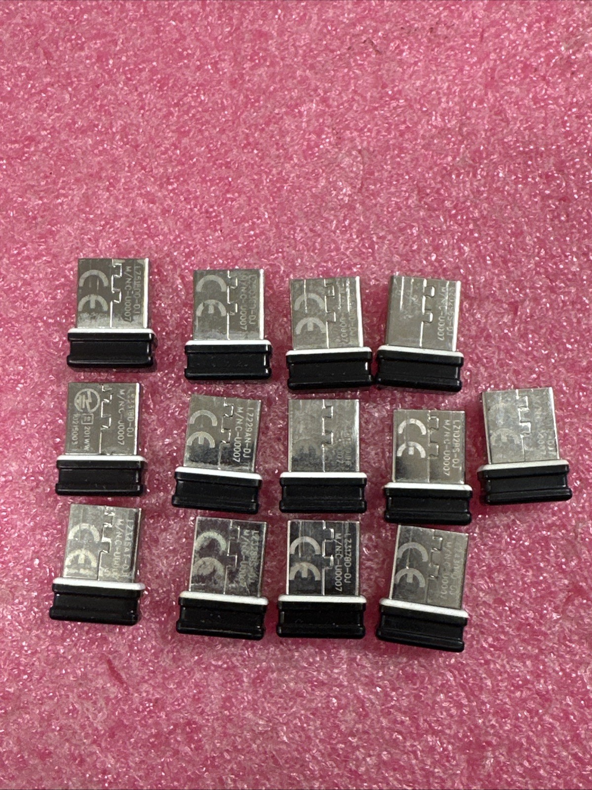 Lot Of 13 Logitech dongle LZ34975-DJ M/N:C-U0007 usb wireless mouse part genuine